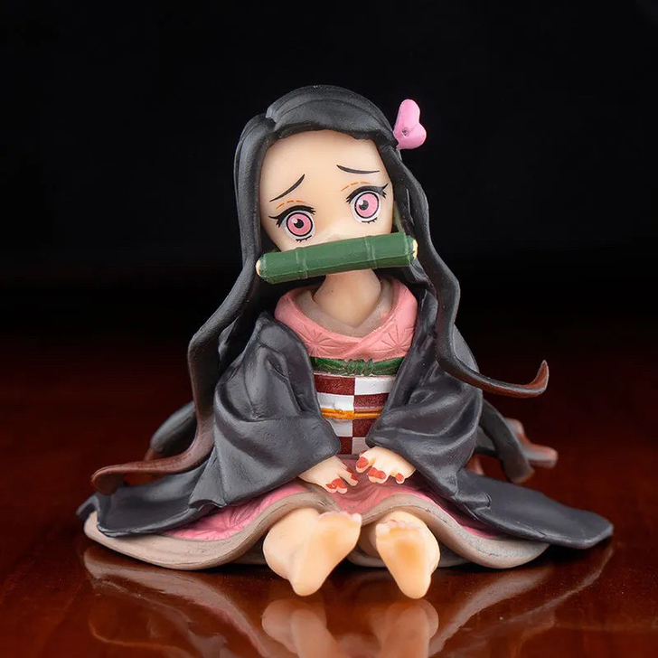 鬼灭之刃 掌上灶门祢豆子手办 女动漫周边模...