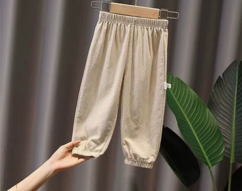 全新、儿童防蚊裤子宝宝夏季长裤中小童男孩休...