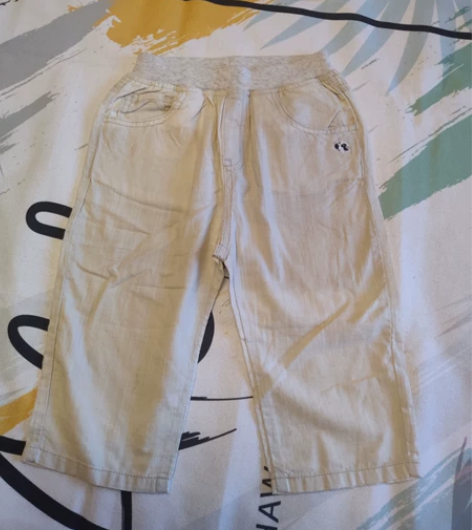 全新140码童装棉麻裤，很舒服的面料。刺绣...