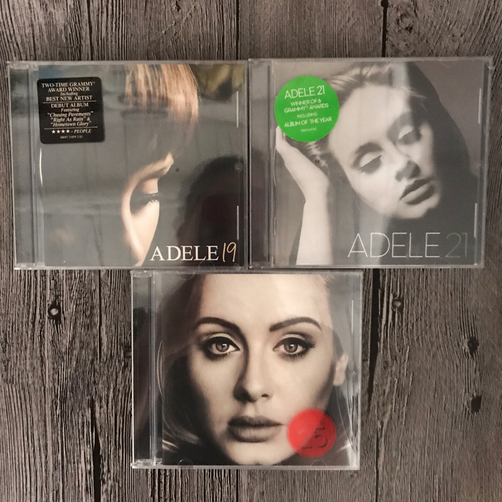 阿黛尔发烧专辑，19、21、25，音质好，...
