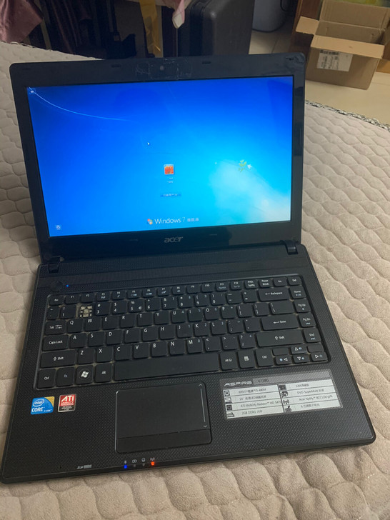 宏碁笔记本型号ZQ8B，i5的处理器，非联...