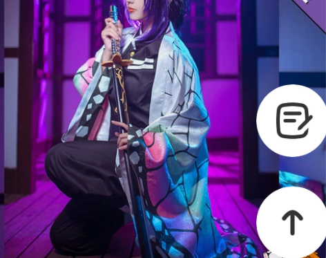 多肉君 鬼灭之刃COS服蝴蝶忍cospla...
