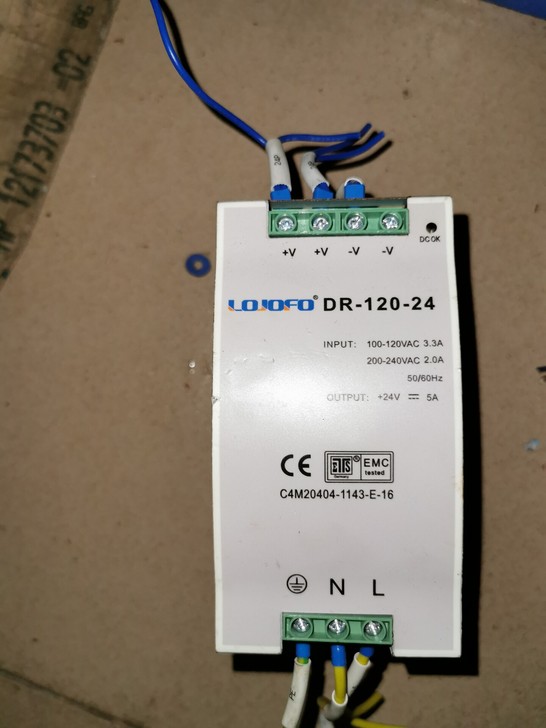 开关电源DR-120-24，设备拆机开关电...