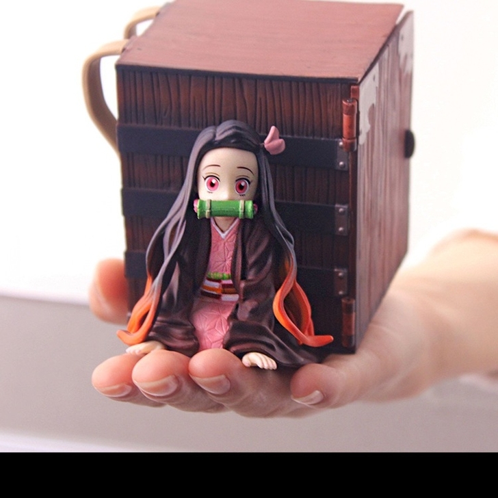 鬼灭之刃手办 灶门祢豆子美少女动漫二次元车...