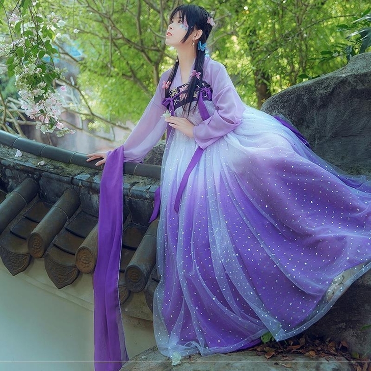 千韵岗辰鱼莲梦汉服正m码