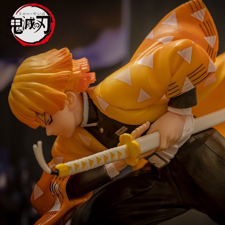 鬼灭之刃手办灶门炭治郎祢豆子我妻善逸玩具公...