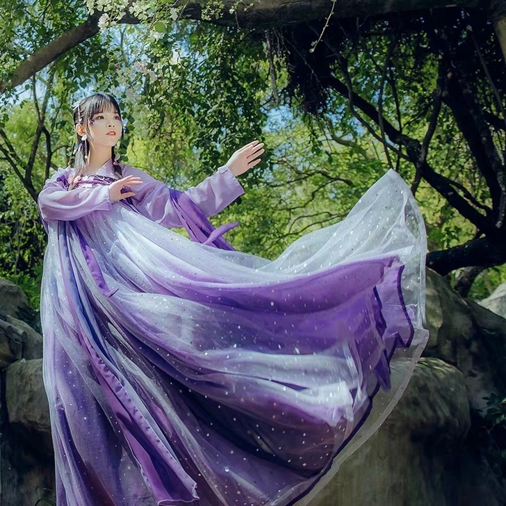 千韵岗 辰莲鱼梦正版汉服汉服太多了出掉回血