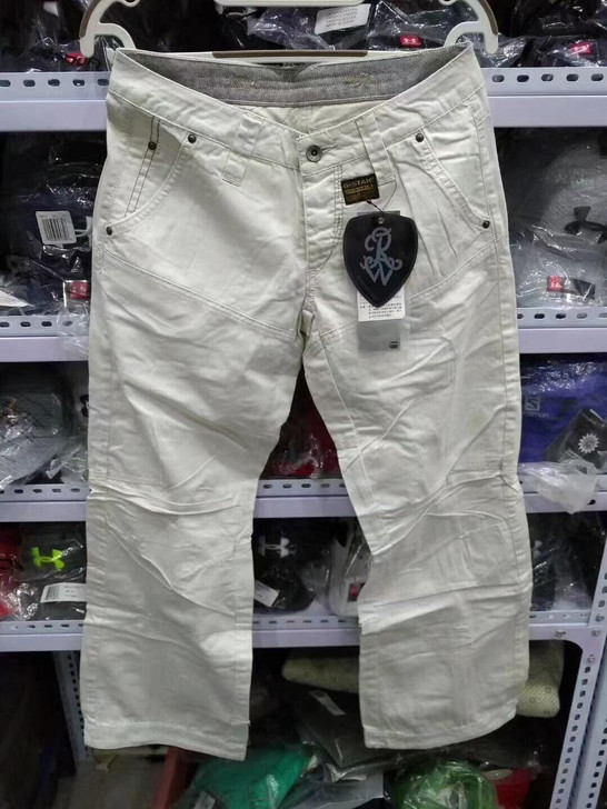 全新正品gstar女款白色休闲裤宽松阔腿裤...