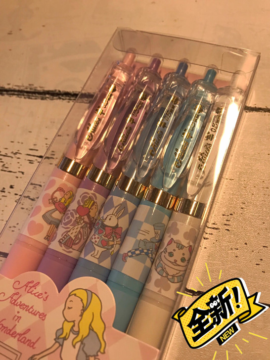 13包邮!!晨光爱丽丝联名款中性笔0.5黑...