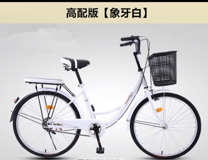 自行车女式成年轻便代步普通休闲单车男女老式...