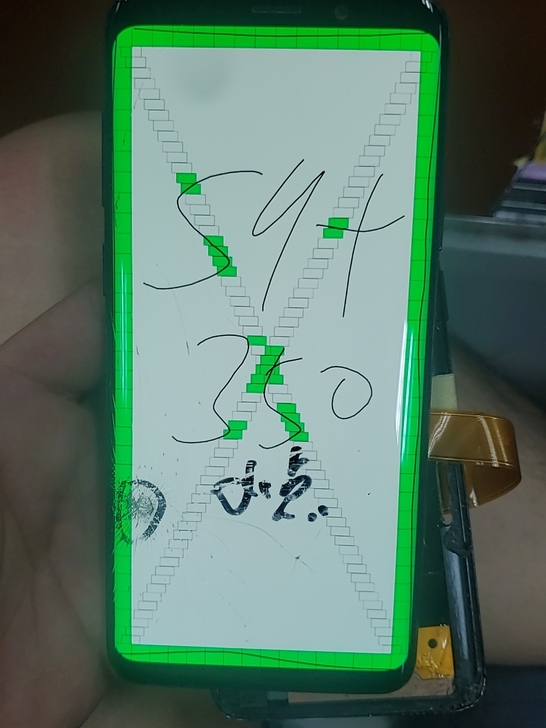 三星s9小小点，显示触摸正常