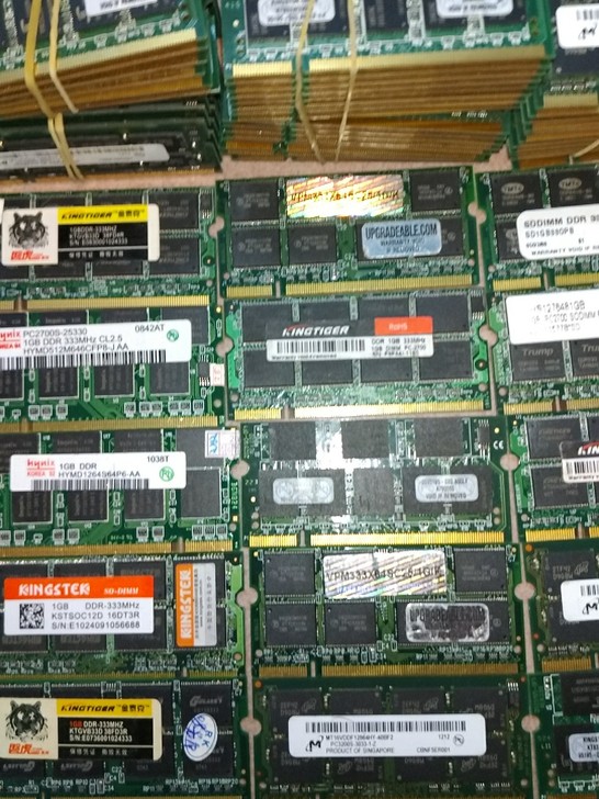 ddr1  333  1g笔记本内存原装货
