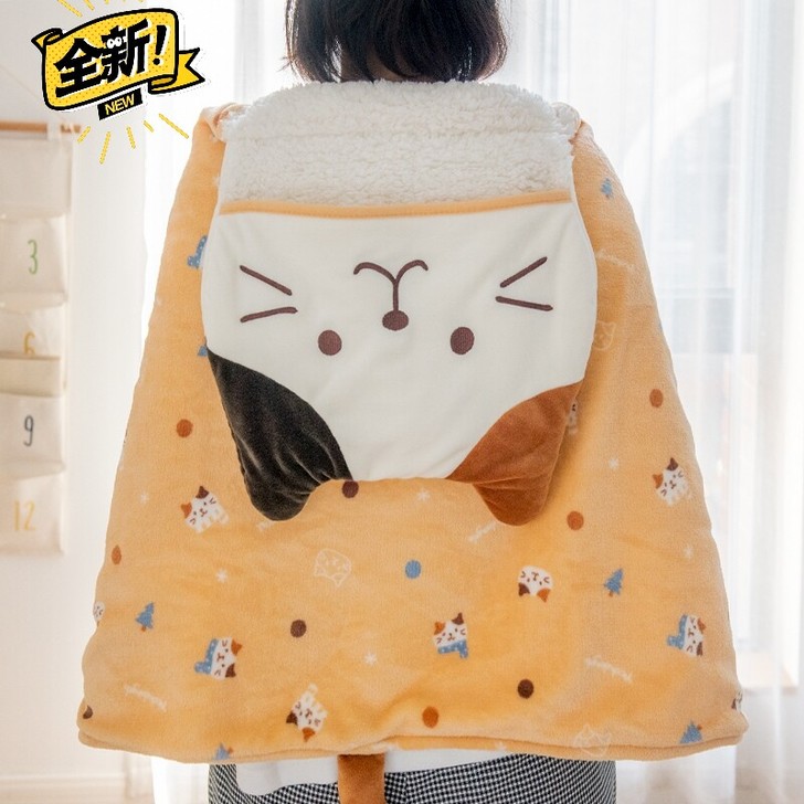 猫老师披风，好看又实用。