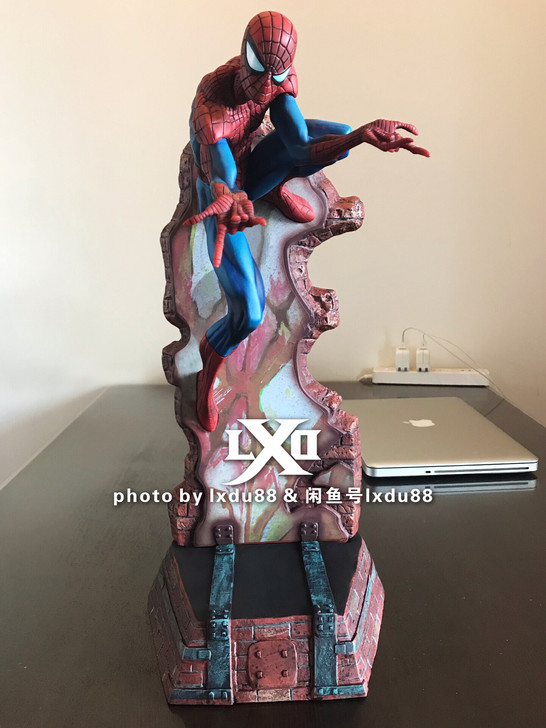 漫威蜘蛛侠超人气手办 复仇者联盟45cm人...
