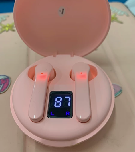 雅兰仕蓝牙耳机，带移动充电仓，全新未使用！...