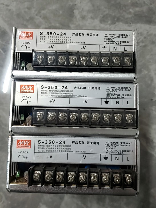 明纬S-350-24开关电源 MW 24V...