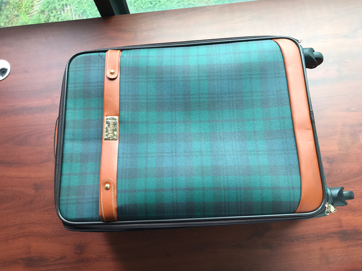 20寸绿色登机箱，品牌型号 加兰Garla...