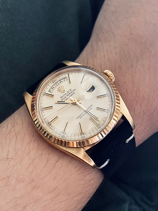 劳力士1803 day date 奶油面 ...