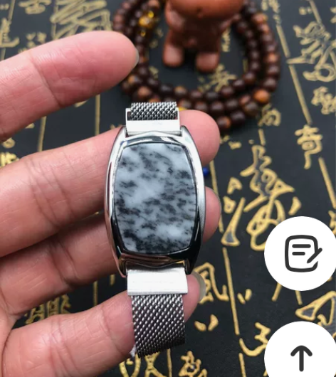 玉雕工艺品 全新 和田玉 青花手腕表 ...