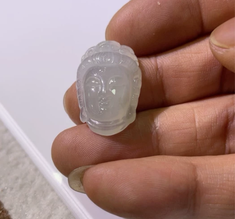 翡翠【观音佛首】+翡翠山水，两件当送你的，...