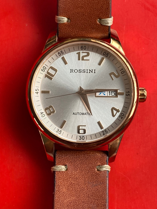 罗西尼全自动机械表，自己家人用的个人一手，...