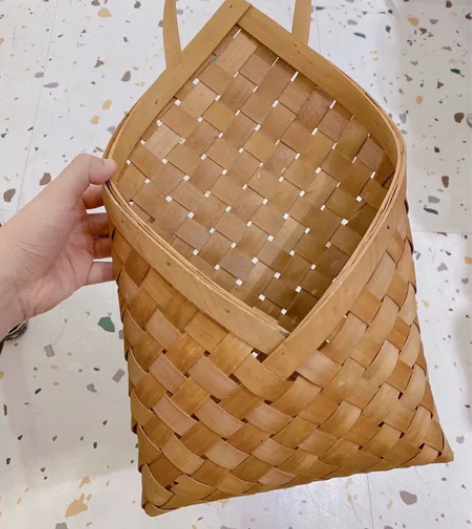 竹编花篮，买来插干花的，买多了闲置出，45...