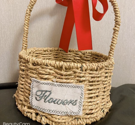 铁艺草编篮子水果篮花篮 感兴趣的话点“我想...