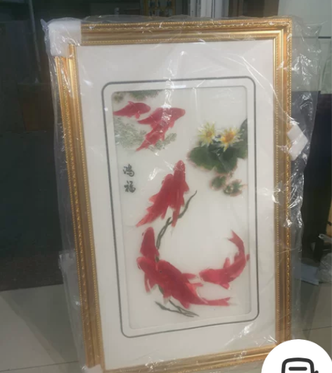 高档刺绣画，现低价处理，300块钱自提。还...