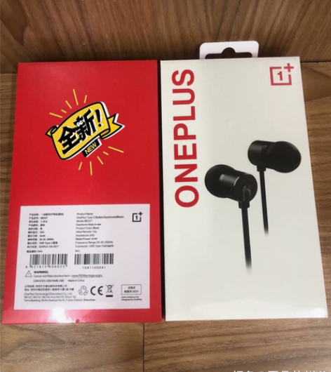一加2t耳机 typeC接口 全新未拆封