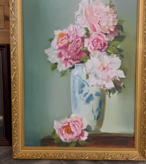 油画，临摹作品， 尺寸：60x90， 已经...