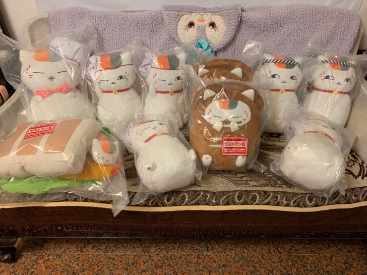 猫老师玩偶一番赏娘可三三