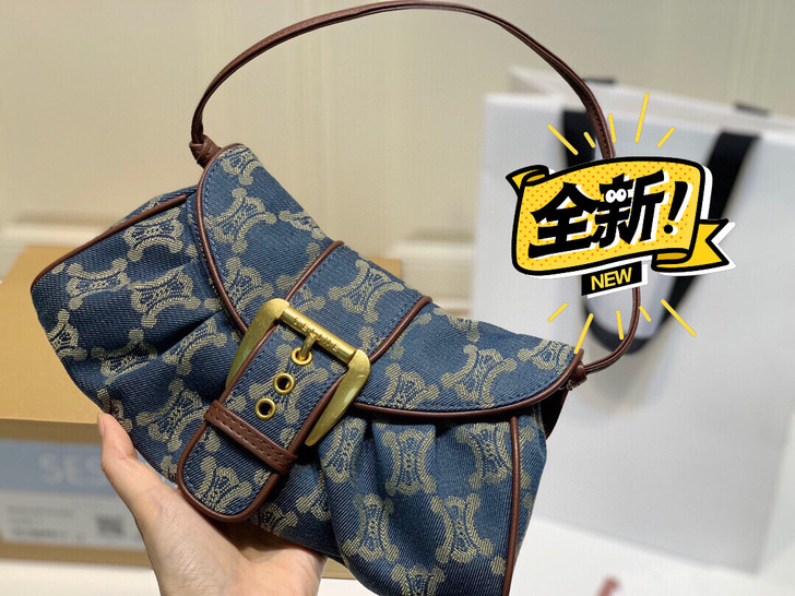 中古Vintage老花腋下包