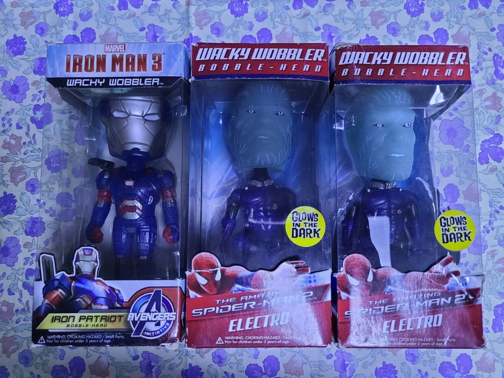 超凡蜘蛛侠2电光人手办钢铁侠3战争机器