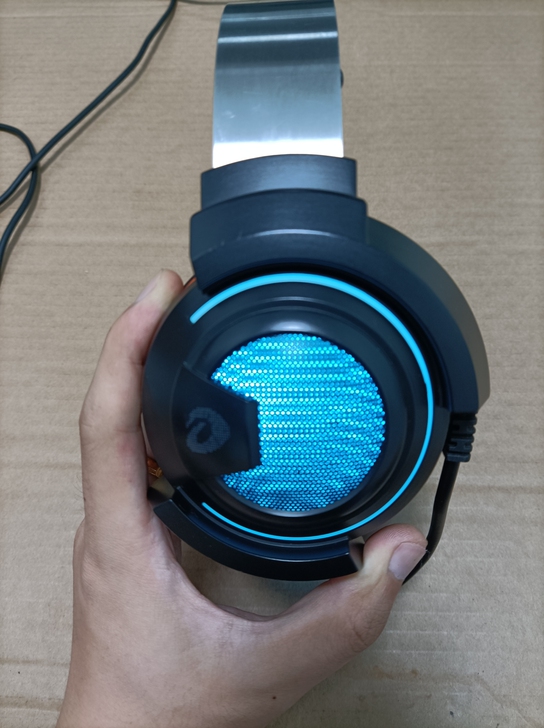 达尔优EH735耳机头戴式电脑吃鸡游戏耳机...