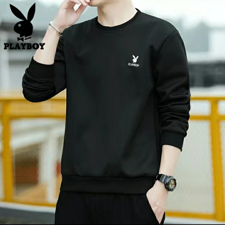 花花公子男士纯棉卫衣2021春秋季新款休闲...