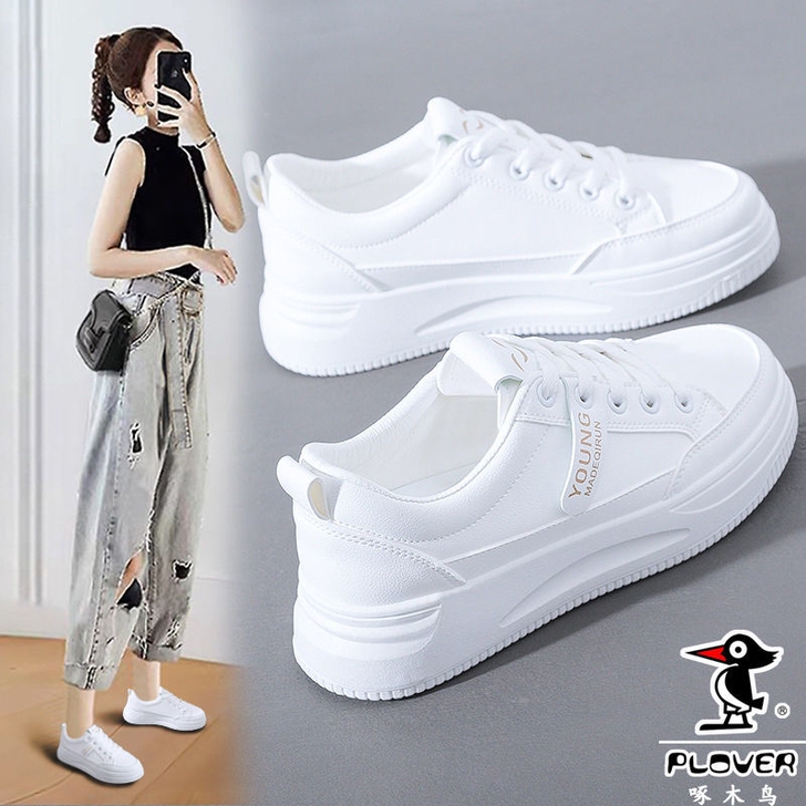 低价处理透气百搭小白鞋休闲鞋女2021春夏...