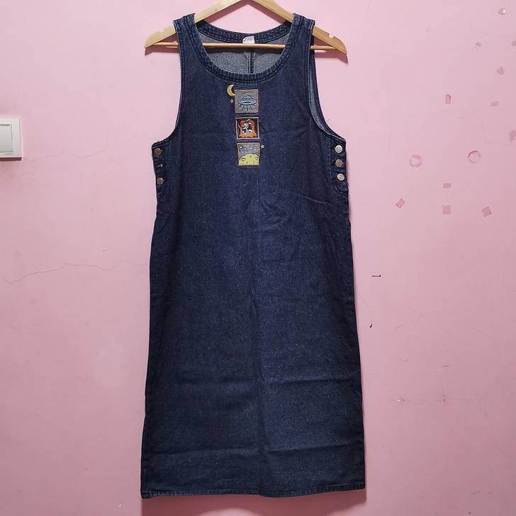 【售出展示】童趣牛仔背带裙