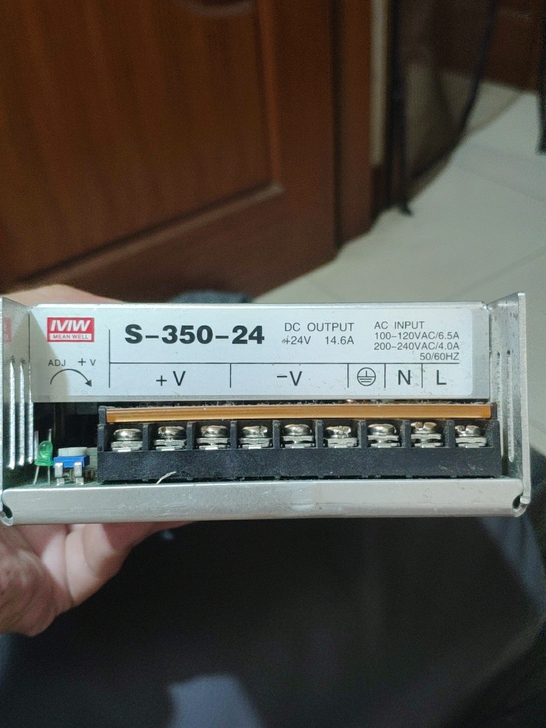 明纬24v 14.6A直流，型号s-350...