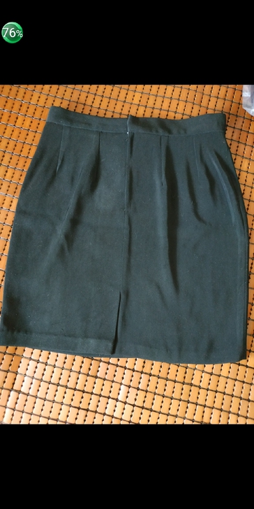 纯黑色一步裙