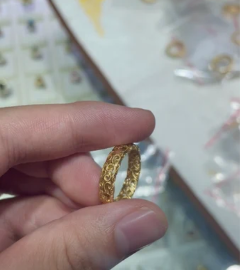 天然A货翡翠小蛋面S925银鎏金古法金工艺...