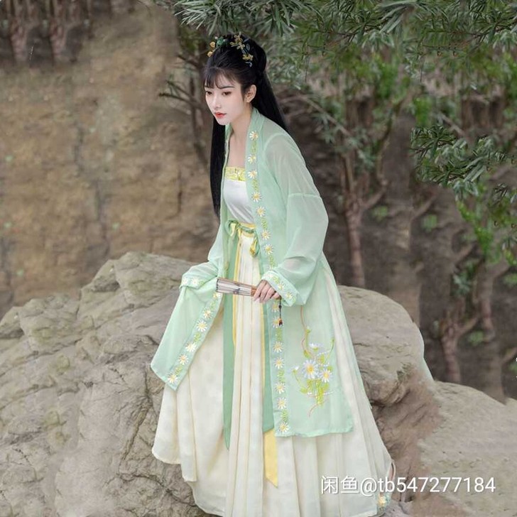 不二阁原创汉服《咏乐》春夏款小清新汉风宋制...