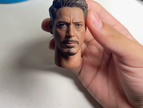 钢铁侠手办头雕  1/6 钢铁侠新版 MK...