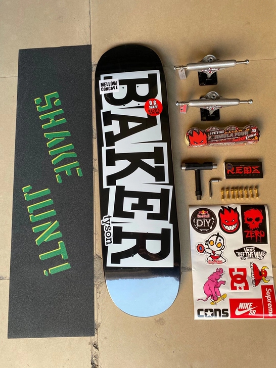 全新双翘滑板 进口滑板baker 搭配in...