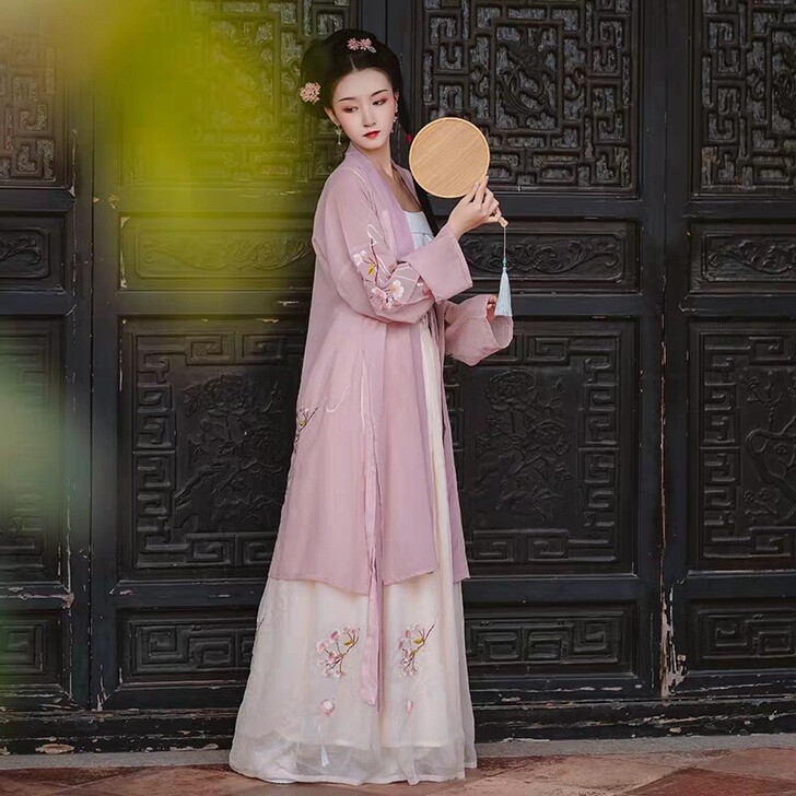 序绘樱铃 汉服宋制原创正品4米摆齐腰襦裙对...