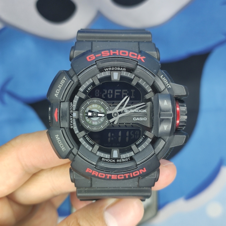 casio黑红gshock ga400hr...