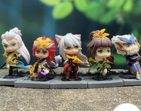 现货王者手办盲盒五神兽荣耀游戏周边朱雀模