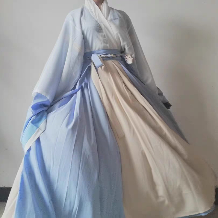 晋制交领,宿问白泽,鹤川同款,M码的,男女...