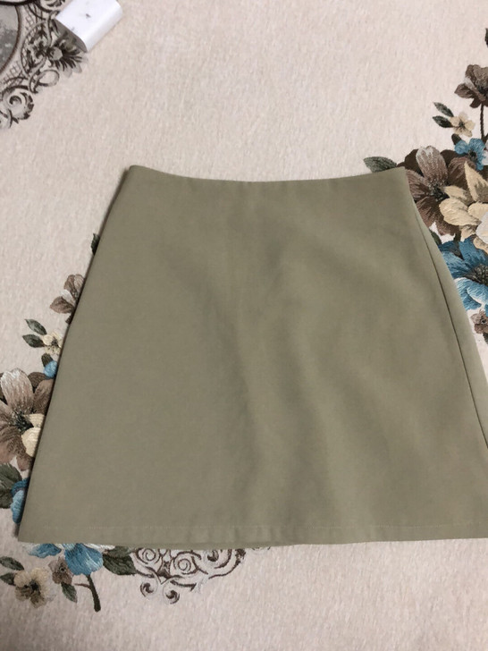 抹茶绿半身裙A字裙