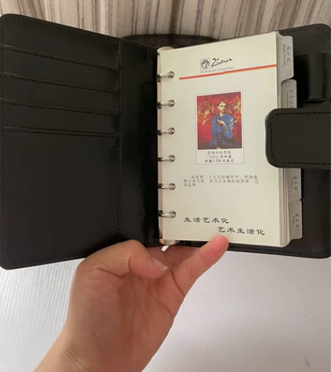 毕加索活页记事本/会议记录本等，分类明显，...