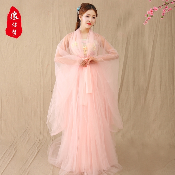 三生三世古装女汉服襦裙白浅款清新仙女公主装...